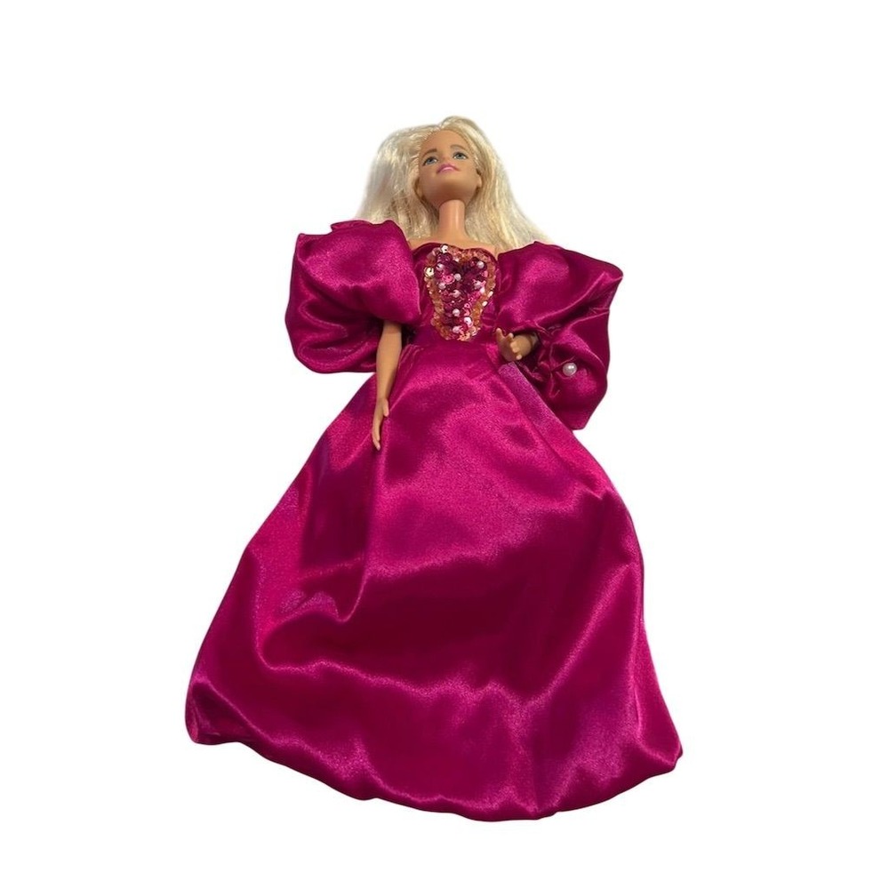 Mattel Barbie Doll in Pink Gown with Sequin Details 12" Blonde‎ Hair